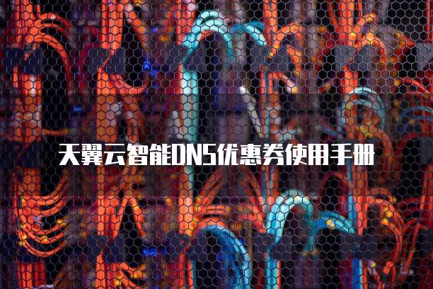 天翼云智能DNS优惠券使用手册
