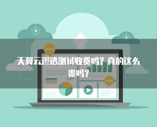 天翼云渗透测试收费吗?真的这么贵吗?