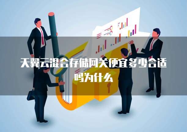 天翼云混合存储网关便宜多少合适吗为什么