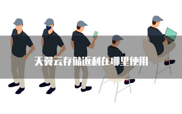 天翼云存储返利在哪里使用