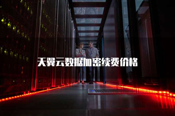 天翼云数据加密续费价格