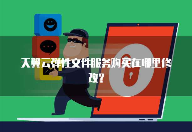 天翼云弹性文件服务购买在哪里修改？