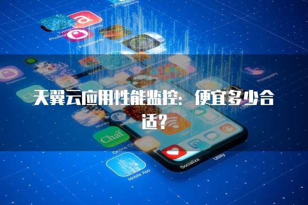 天翼云应用性能监控:便宜多少合适?