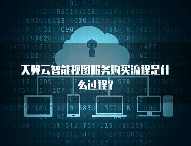 天翼云智能视图服务购买流程是什么过程?