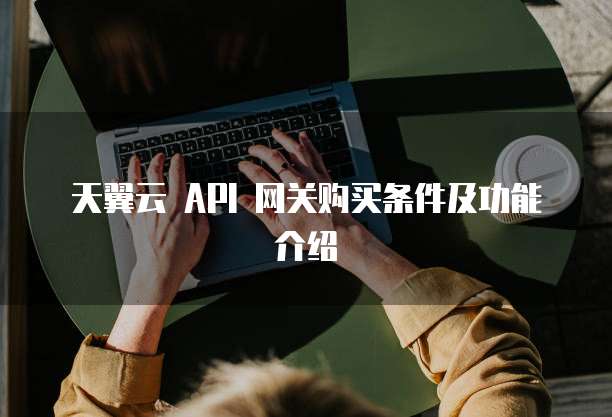 天翼云 API 网关购买条件及功能介绍