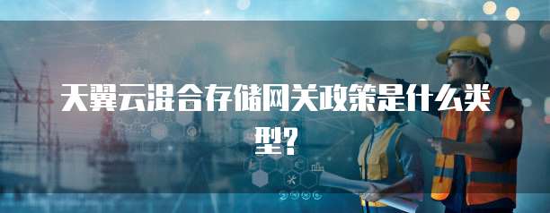 天翼云混合存储网关政策是什么类型?
