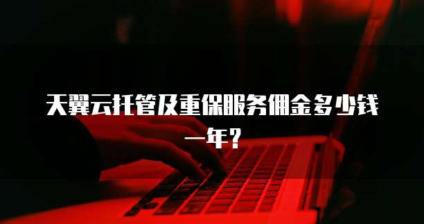 天翼云托管及重保服务佣金多少钱一年?
