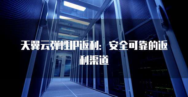 天翼云弹性IP返利:安全可靠的返利渠道