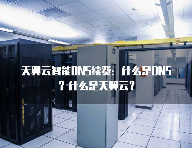 天翼云智能DNS续费：什么是DNS？什么是天翼云？