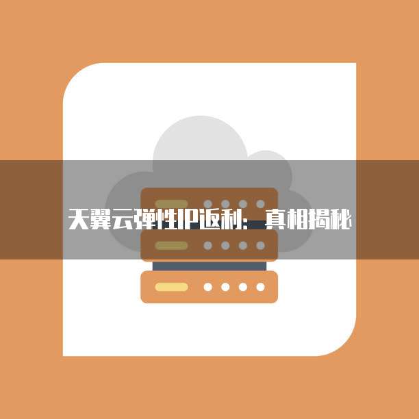 天翼云弹性IP返利：真相揭秘