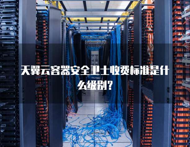 天翼云容器安全卫士收费标准是什么级别？