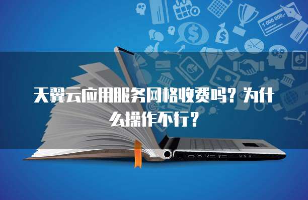 天翼云应用服务网格收费吗？为什么操作不行？