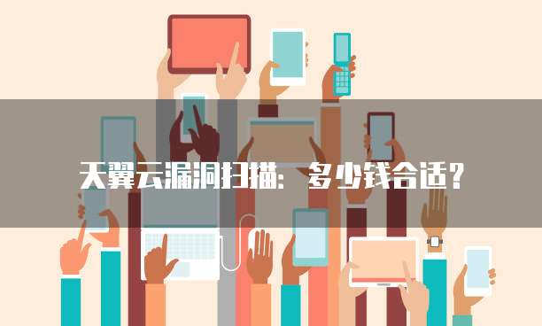 天翼云漏洞扫描:多少钱合适?