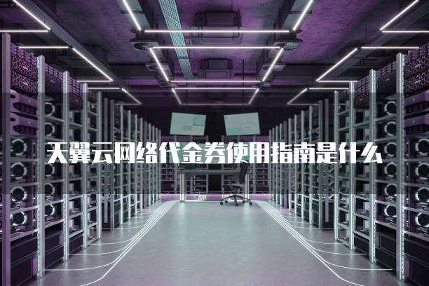 天翼云网络代金券使用指南是什么