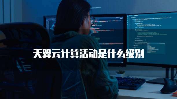 天翼云计算活动是什么级别