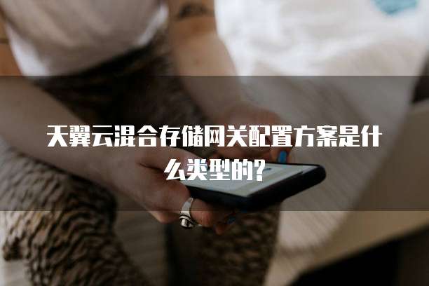 天翼云混合存储网关配置方案是什么类型的?