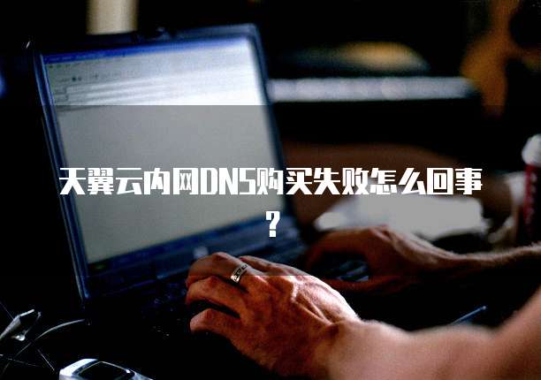 天翼云内网DNS购买失败怎么回事?