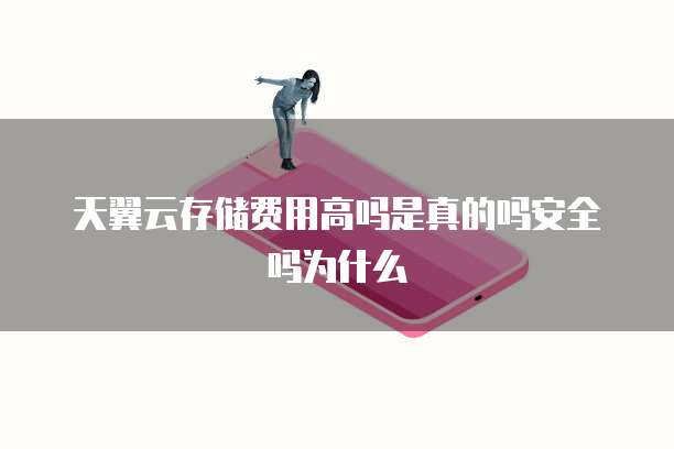 天翼云存储费用高吗是真的吗安全吗为什么