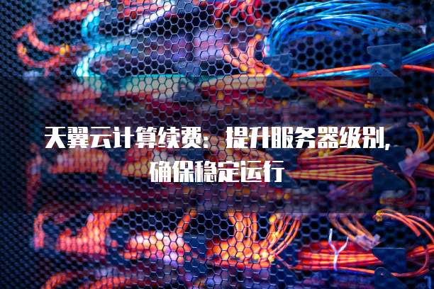 天翼云计算续费:提升服务器级别,确保稳定运行