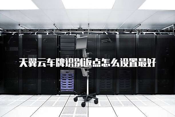 天翼云车牌识别返点怎么设置最好