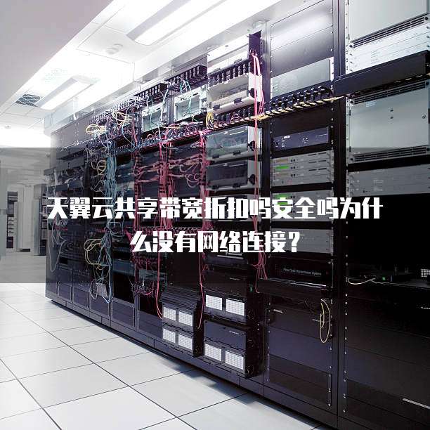 天翼云共享带宽折扣吗安全吗为什么没有网络连接?