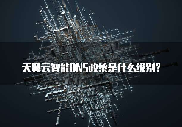 天翼云智能DNS政策是什么级别?