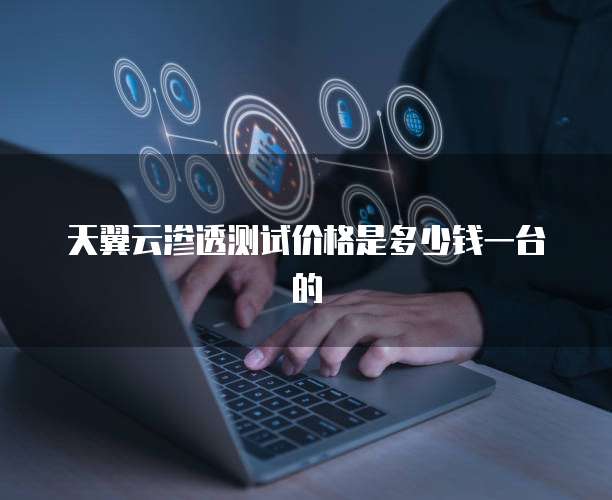 天翼云渗透测试价格是多少钱一台的