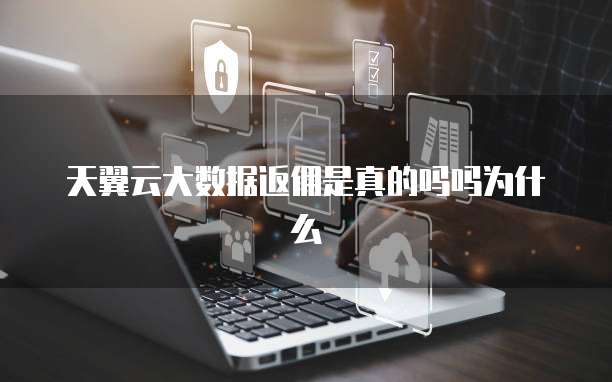 天翼云大数据返佣是真的吗吗为什么