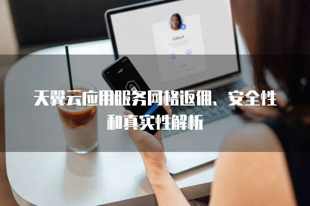 天翼云应用服务网格返佣、安全性和真实性解析
