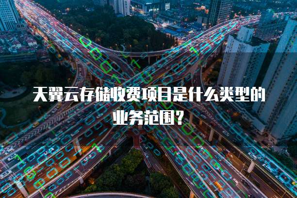 天翼云存储收费项目是什么类型的业务范围?