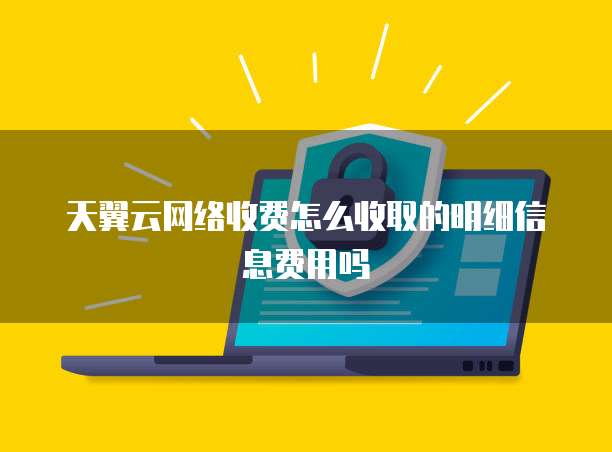 天翼云网络收费怎么收取的明细信息费用吗