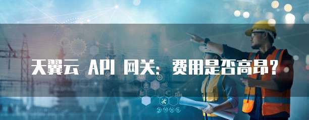 天翼云 API 网关:费用是否高昂?