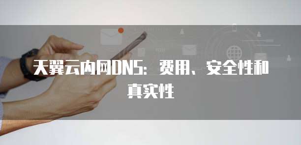 天翼云内网DNS:费用、安全性和真实性