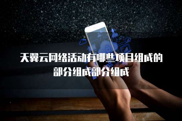 天翼云网络活动有哪些项目组成的部分组成部分组成