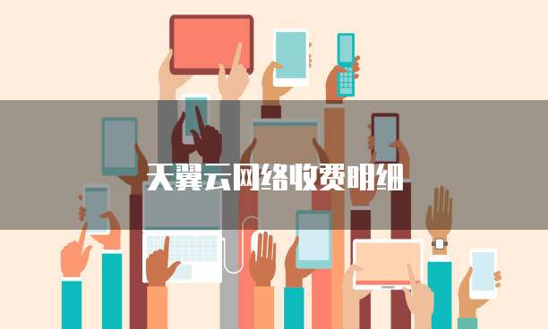 天翼云网络收费明细