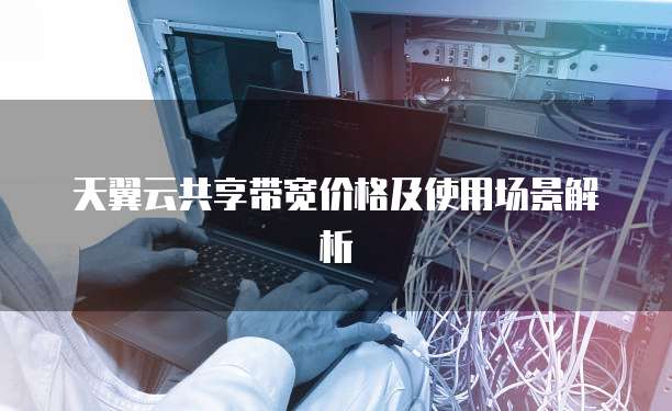 天翼云共享带宽价格及使用场景解析
