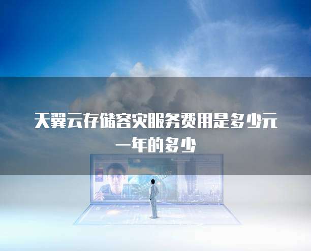 天翼云存储容灾服务费用是多少元一年的多少