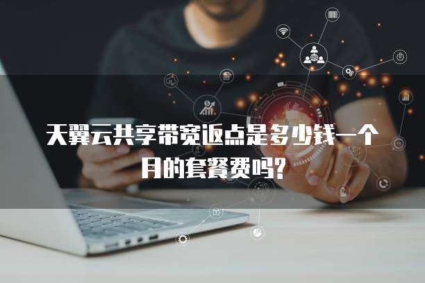 天翼云共享带宽返点是多少钱一个月的套餐费吗?