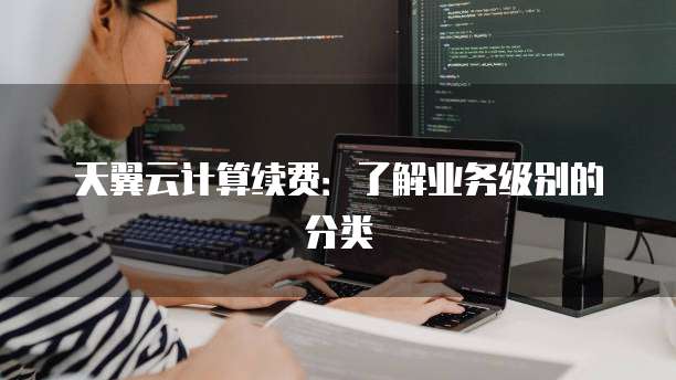 天翼云计算续费:了解业务级别的分类