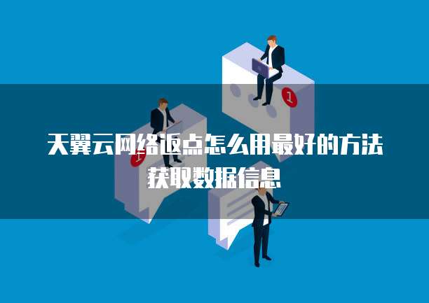 天翼云网络返点怎么用最好的方法获取数据信息