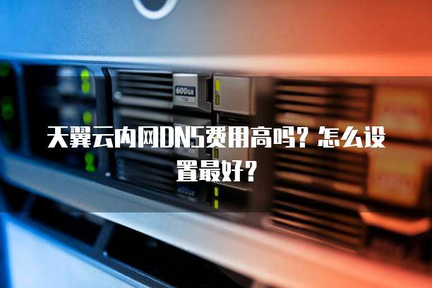 天翼云内网DNS费用高吗?怎么设置最好?