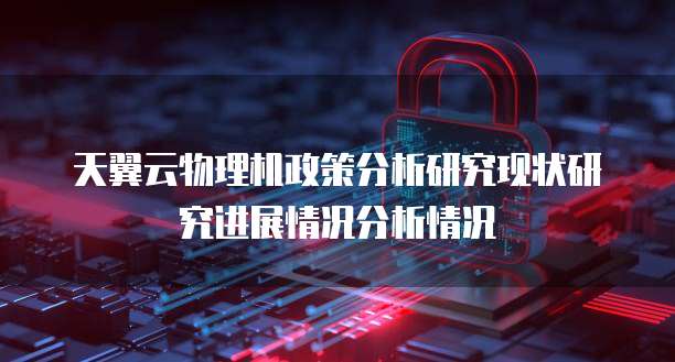 天翼云物理机政策分析研究现状研究进展情况分析情况