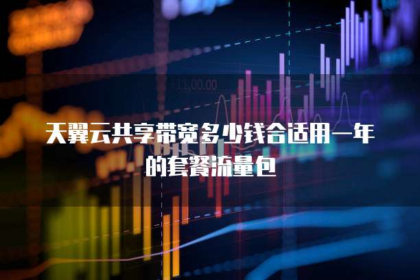 天翼云共享带宽多少钱合适用一年的套餐流量包
