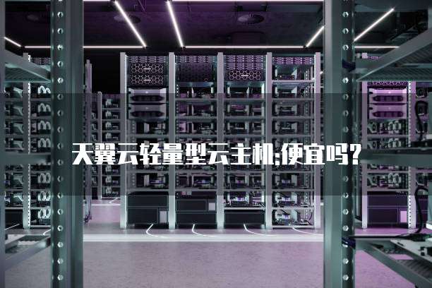 天翼云轻量型云主机:便宜吗？