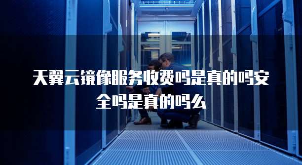 天翼云镜像服务收费吗是真的吗安全吗是真的吗么