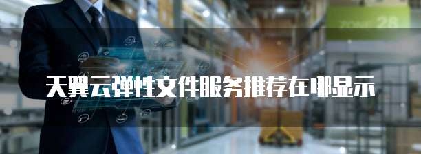 天翼云弹性文件服务推荐在哪显示