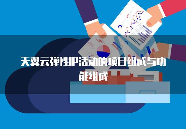 天翼云弹性IP活动的项目组成与功能组成