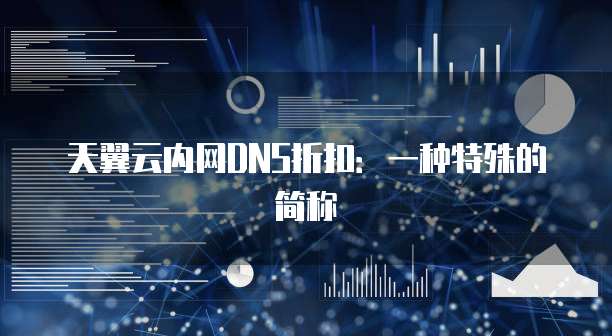 天翼云内网DNS折扣:一种特殊的简称