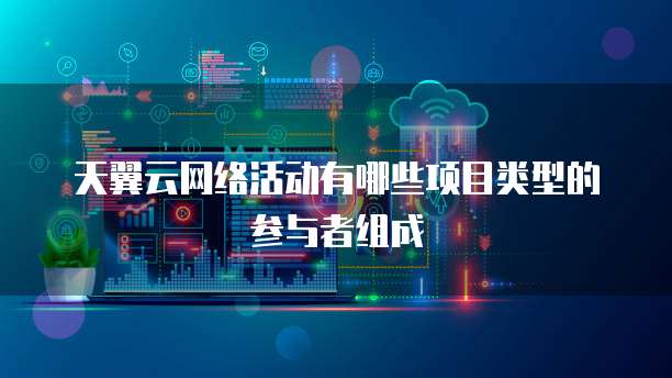 天翼云网络活动有哪些项目类型的参与者组成