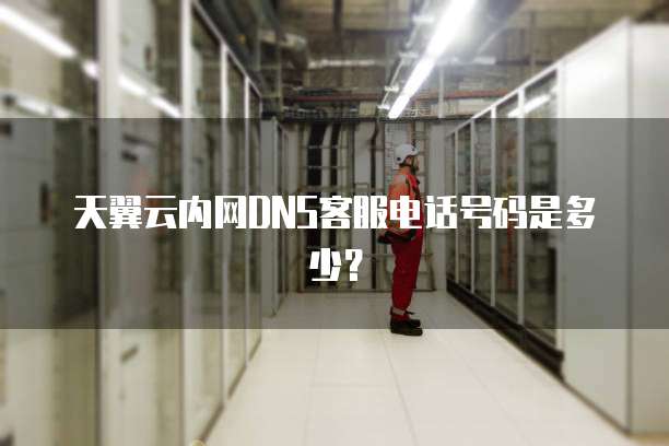 天翼云内网DNS客服电话号码是多少?